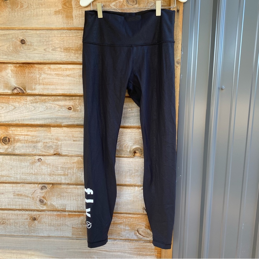 Lululemon Shimmery Leggings Fly Logo